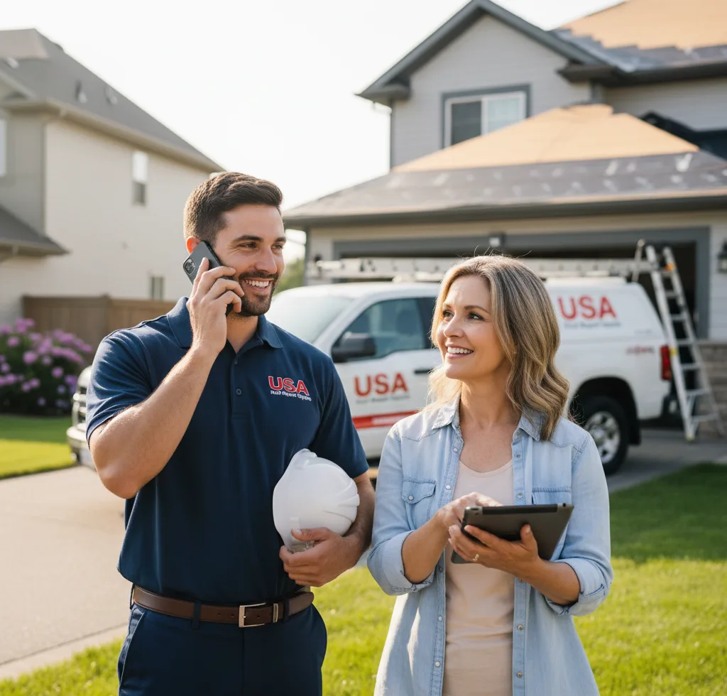 USA Roof Repair Experts customer support in Westpoint